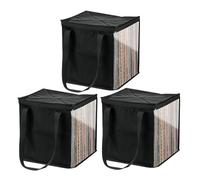 Xijobido Glorious Record Box black 110-12" vinile Record Custodia di Immagazzinaggio, impilabili con altre Glorious Record Boxes