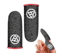 Xijobido Manicotti per Le Dita, Guanti per Le Dita per Il Gioco,Copri Dita Flessibili Manicotto per Dita ad Alte Prestazioni - Copertura per Il Pollice Traspirante dal Design Ultrasottile, Maniche