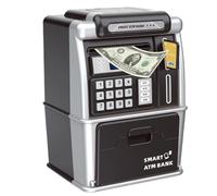 Xijobido Money Bank for Kids, ATM Machine,Piccole scatole di denaro elettrico | Riconoscimento di monete, Auto Grab Bill Slot, Banking Play Toys for Kids Boys and Girls che salva monete, denaro,