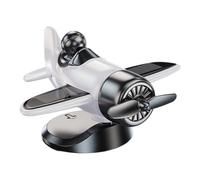 Xijobido Ornamento solare per cruscotto auto a forma di aeroplano, decorazione per la casa per viaggi, uomini, donne, compleanno, quotidiano, Natale, privato