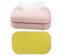 Xijobido Portafazzoletti,Contenitore In Silicone Con Cerniera Per Tovaglioli,Scatola Di Archiviazione Da Tavolo Per Fazzoletti | Per Bagni Cucine Sale Da Pranzo Soggiorno Uffici Garage