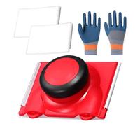 Xijobido Strumento per Bordi Pittura Pareti,Per Bordi Pavimenti E Angoli - con Guanti e 2 Ricambi per Angoli e Battiscopa Ristrutturazione Soffitti Alti
