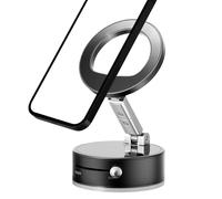 Xijobido Supporto Magnetico Per Telefono,Supporto Veicolare Con Ventosa Pieghevole | Sostegno Multifunzionale Girevole in Lega di Alluminio per Cellulari e Tablet, Adatto per Auto, Scrivania e