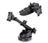 xik Supporto 2 in 1 per Carplay, ventosa + slot per CD, supporto GPS per parabrezza e cruscotto, blocco a 4 pulsanti, compatibile con schermo da 7", 9", 10,3", monitor GPS per auto