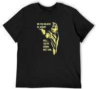 XIKANGGMEI A Tribute to Death Wish T Shirt - Do You Believe in God Charles Bronson Mens