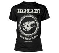 XIKANGGMEI Watain Black Metal Militia Shirt S M L XL XXL Tshirt Band T-Shirt Black