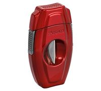 Xikar VX2 - Tagliasigari con taglio a V, fino a 70 anelli, ciotola 64RG integrata, lame in acciaio inossidabile, confezione regalo accattivante, design ergonomico, blocco sicuro, caricato a molla,