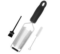 XIKAYA Grattugia per Formaggio, Grattugia per Parmigiano, Grattugia da Cucina, Grattugia per Aglio, Grattugia per Limone, Grattugia per Zenzero e Molto Altro, Lama in Acciaio Inox Ultra Affilata
