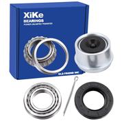 XiKe 1 Set adatto per kit cuscinetti mozzo ruota rimorchio assali da 25 mm 30205 Cuscinetti e guarnizione TC 30x52x10 mm Rotanti Silenziosi Ad Al