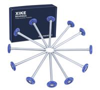 XiKe 12 Pack Rullo per porta da garage in nylon blu da 2"""" con stelo da 7"""" Silenzioso/resistente