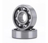 XiKe 2 pezzi 6201 C3 Cuscinetti a sfera 12x32x10mm Tipo Aperto e Acciaio al Cromo, Adatti per DIY, Moto, ATV, Cambio, Motore, CNC, Agricoltura, Ingegneria, Macchinari da Giardinaggio.
