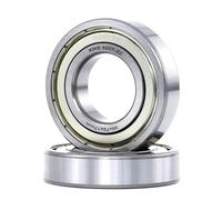XiKe 2 pezzi 6207ZZ Cuscinetti a sfera 35x72x17mm - Acciaio 100Cr6