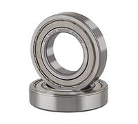 XiKe 2 Pezzi 6210ZZ Cuscinetti a sfera a doppia tenuta 50x90x20mm Acciaio al cromo e Pre-lubrificati, 6210-2Z Cuscinetto a sfere a gola profonda.