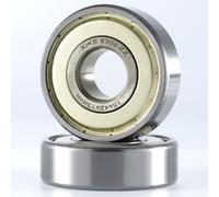 XiKe 2 Pezzi 6302ZZ Cuscinetti a sfera a doppia tenuta 15x42x13mm Acciaio al cromo e Pre-lubrificati, 6302-2Z Cuscinetto a sfere a gola profonda.