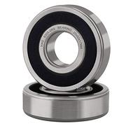 XiKe 2 Pezzi 6305-2RS Cuscinetti a sfera 25x62x17mm Acciaio cromato e Doppio sigillo in gomma, Pre-lubrificati, 6305RS Cuscinetto a sfere a gola profonda.