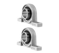 XiKe 2 pezzi KP004 ID 20 mm Lega di zinco montato Cuscinetti a blocco cuscino verticale autoallineante Tipi Adatto a stampante 3D e altro.
