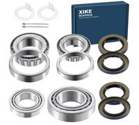 XiKe 2 Set adatto per assi da 5.200-6.000 libbre Kit mozzo ruota rimorchio 25580/25520 e cuscinetti LM67048/LM67010 21333TB 22333TB /10-10 10-36