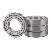 XiKe 4 pezzi 6006ZZ Cuscinetto a sfera a doppia tenuta 30x55x13mm Acciaio cromato e Pre-lubrificati, 6006-2Z Cuscinetti a sfere a gola profonda.