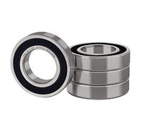 XiKe 4 pezzi 6210-2RS Cuscinetti a sfera 50x90x20mm - Acciaio 100Cr6