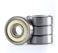 XiKe 4 Pezzi 6301ZZ Cuscinetto a sfera a doppia tenuta 12x37x12mm Acciaio cromato e Pre-lubrificati, 6301-2Z 2Z Cuscinetti a sfere a gola profonda.