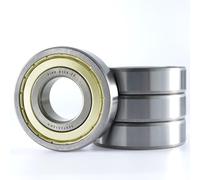 XiKe 4 Pezzi 6306ZZ Cuscinetto a sfera a doppia tenuta 30x72x19mm Acciaio cromato e Pre-lubrificati, 6306-2Z 2Z Cuscinetti a sfere a gola profonda.