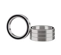 XiKe 4 Pezzi 6807-2RS Cuscinetti a sfera 35x47x7mm Pre-lubrificato e Acciaio cromato, 6807RS Cuscinetto a sfera con doppia guarnizione in gomma.