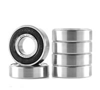 XiKe 6001-2RS Cuscinetti a sfera 12x28x8mm, Acciaio cromato｜Pre-lubrificati｜Guarnizioni in Gomma, 6001RS Cuscinetti a sfere a gola profonda con tenute, Confezione da 6.