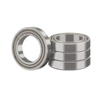 XiKe 6703ZZ Cuscinetti a Sfera a Doppia Tenuta 17x23x4mm Acciaio Cromato e Pre-Lubrificati, 6703Z Cuscinetti a sfere a gola profonda, 4 Pezzi.