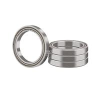 XiKe 6807ZZ Cuscinetti a Sfera a Doppia Tenuta 35x47x7mm Acciaio Cromato e Pre-Lubrificati, 6807Z Cuscinetti a sfere a gola profonda, 4 Pezzi.