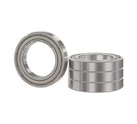 XiKe 6907ZZ Cuscinetti a Sfera a Doppia Tenuta 35x55x10mm Acciaio al cromo e Pre-lubrificato, 6907Z Cuscinetti a sfere a gola profonda, 4 Pezzi.