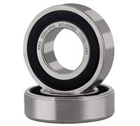 XiKe Cuscinetti a sfera 6003-2RS | 17x35x10mm - Acciaio cromato e Pre-lubrificati, Doppia Tenuta in Gomma (RS) - Confezione da 2 pz.