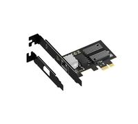 XikeStor Scheda di rete 2,5 Gb PCIe con chip I226-V, adattatore di rete 2,5GBase-T NIC, porta LAN RJ45 Ethernet Gigabit 100/1000/2500 Mbit/s, PCIe 3.1 X1, scheda di rete Gigabit PCI Express