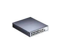 XikeStor Switch Ethernet gestito L3 a 12 porte, 12 x 2,5 G RJ45 e 2 x 10 G RJ45 e 2 x 10 G SFP+, supporta mirroring/routing/DHCP, switch gestito Web/CLI, ventola controllata dalla temperatura, cavo