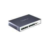 XikeStor Switch gestito a 8 porte 10G SFP+ L3, supporta moduli 1/2.5/10G, larghezza di banda 160 Gbps, Link Aggregation, VLAN/DHCP/QoS, raffreddamento intelligente della ventola, incl. staffe di