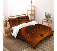 XIKMLSID Dragone selvaggio 3 Pezzi Set Di Biancheria Da Letto Per Bambini, Piumone E 2 Lenzuola,disegno arte,fibra Ultrafine,cotone Super King（260x220cm）