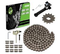 XIKOBY Kit tendicatena per catena 25H 132 Link Drive compatibile con Razor MX650 MX500 SX500 RSF650 Electric Dirt Bike Motocross Mini Rocket Scooter ciclomotore parti di moto con pignone motore