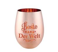 xilaxila Bicchiere da vino con scritta "Beste Mama der Welt", regalo per mamma per la festa della mamma, regalo di compleanno per mamma