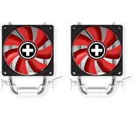 Xilence A402 AMD Cooler, Nero/Rosso (Confezione da 2)