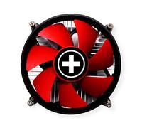 Xilence XC032 Performance C Serie | Radiatore CPU | I250PWM | Backplate | Ventola PWM da 92 mm | 95 Watt TDP | Intel | rosso/nero/argento