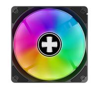 Xilence XPF120X.ARGB - Ventola per alloggiamento da 120 mm, controllata da PWM, illuminazione ARGB, silenziosa ed efficiente, assorbimento delle vibrazioni, cuscinetti idraulici, ventola per PC per