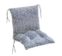 XILENY 2 cuscini per sedia con schienale, cuscini per schienale con nastri, per sedia da giardino, cuscino per sedia da giardino, cuscino per sedie(40 x 80 cm)