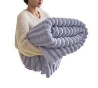 XILENY Coperta Pile Matrimoniale 200x230 cmMorbido Caldo Plaid Peloso di Pelliccia Sintetica Coperta Letto Matrimoniale Coperta Divano Invernale Lavabile per Inverno Autunno(Bianco Latte Addensato)