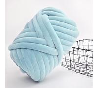 XILENY Fettuccia per Borse a Uncinetto, Filato Gigante 500g Filato di Lana Morbida Chunky Yarn Tubolare, Gomitolo di Filato Chunky Yarn per Borse, Coperte, Nidi di Animali Domestici