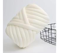 XILENY Fettuccia per Borse a Uncinetto, Filato Gigante 500g Filato di Lana Morbida Chunky Yarn Tubolare, Gomitolo di Filato Chunky Yarn per Borse, Coperte, Nidi di Animali Domestici