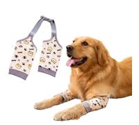 XileStore 1 Paio Tutore Gomito, Resistente All'Abrasione E Traspirante, Gomitiere Comode Per Cani Grandi (30-50Kg) (Tessuto)