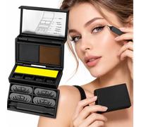 XileStore 1 Set Black Box Ciglia, Multifunzionale E Leggero, Timbro 3-In-1 Per Eyeliner E Nei Per Trucco Rapido