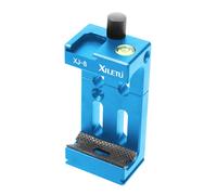 XILETU XJ-8 Staffa per Testa del Treppiede Supporto per Telefono Cellulare Clip per Telefono Torcia Microfono con Livella un Bolla D'Aria e Supporto