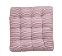 XILEUDUOD Cuscino Da Meditazione Oversized Striped Floor Pillows Large Meditation Chair Cushions Thick Square Seat Pad Yoga Bench Rocking Cushion Tatami(Red,53x53cm)