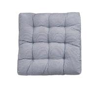 XILEUDUOD Cuscino Da Meditazione Oversized Striped Floor Pillows Large Meditation Chair Cushions Thick Square Seat Pad Yoga Bench Rocking Cushion Tatami(Blue,45x45cm)