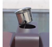 Xilin-872 Pattumiera per Esterni Cestino for rifiuti Doppio da Esterno in Acciaio Inox, Cestino for rifiuti Leggero di Lusso con posacenere Pattumiera per Esterni